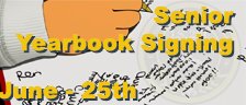 Senior Yearbook Signing